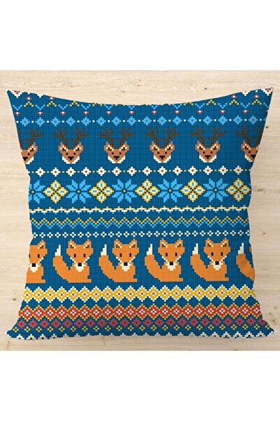 LadiesHome Husă de pernă personalizată cu design autentic, cu două fețe, 43x43