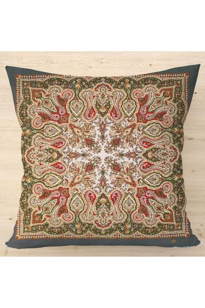 LadiesHome غطاء وسادة رمي ذو وجهين بتصميم أصلي مخصص مقاس 43 × 43