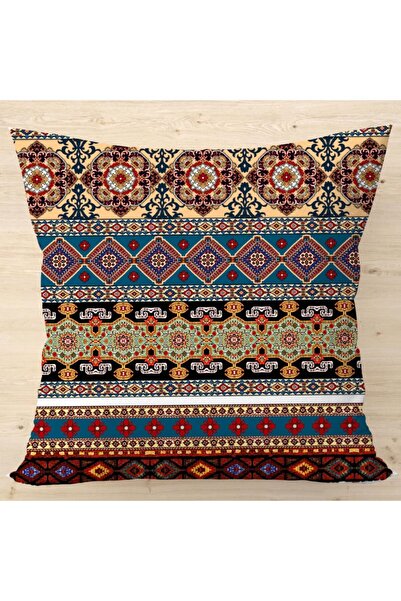 LadiesHome Двосторонній чохол на подушку 43x43 з автентичним дизайном на замо...