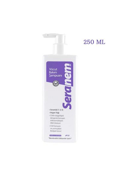 Seranem 4 Seasons Moisturizing Hair Care Shampoo - 300 ml + Body Care Shampoo - 250 ml