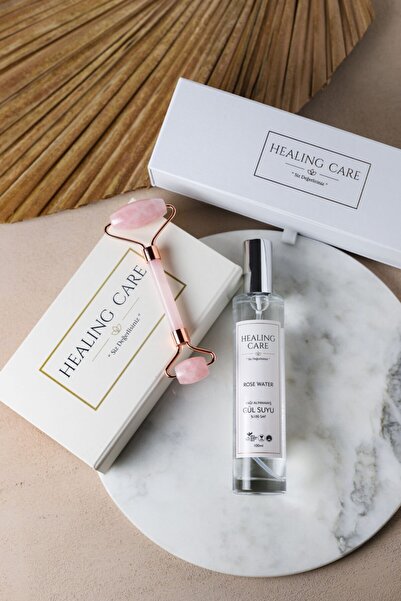 Healing Care 2'li Set Saf Gül Suyu , Pembe Kuvars Roller