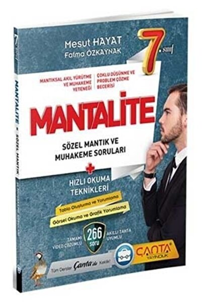 Çanta Yayıncılık 7 Sınıf Mantalite Sözel Mantık Ve Muhakeme