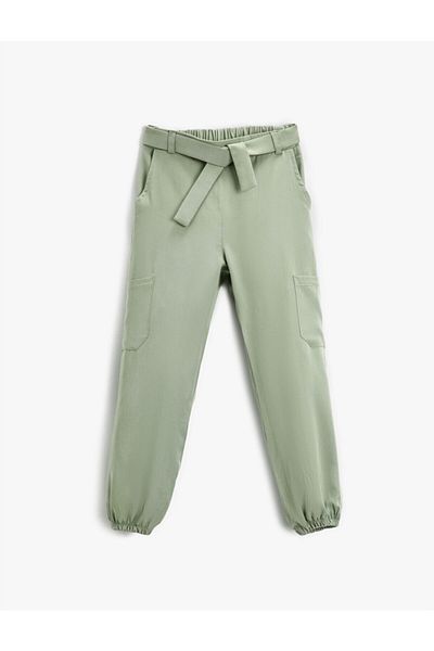 Koton Belted Jogger Pants