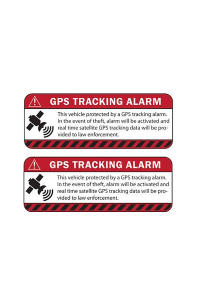 TSC 4 bucăți Gps Tracing Tag de urmărire Avertisment Pastă 10cm Md6
