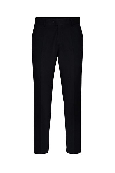 SÜVARİ Ανδρικό μαύρο παντελόνι Slim Fit