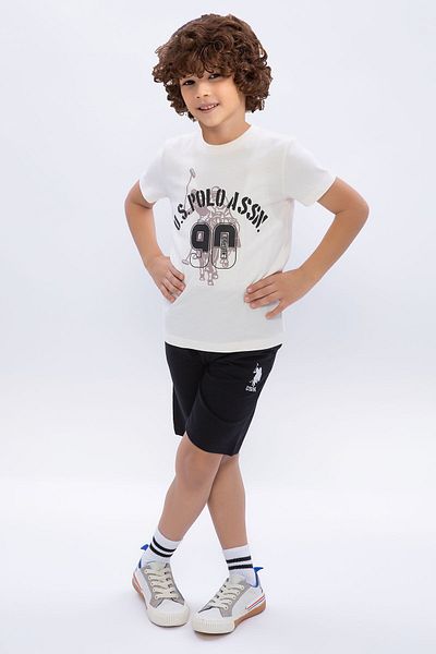 U.S. Polo Assn. Boy's Crew Neck Bermuda Suit