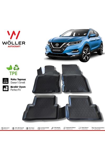 wöller Nissan Qashqai Paspas 2014 2021 Arası 3d Havuzlu Paspas