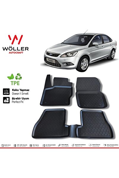 wöller Ford Focus 2 Paspas 2005 2010 Arası 3d Havuzlu Paspas