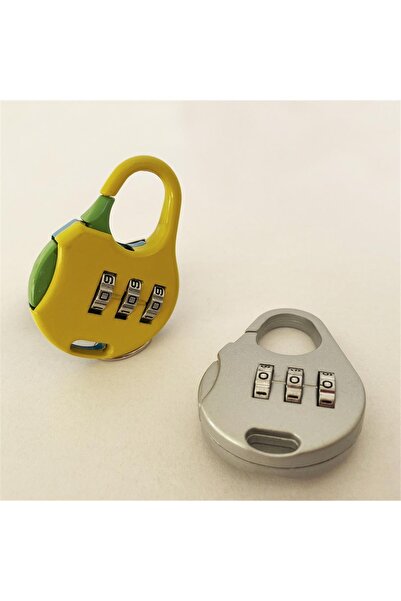 Genel Markalar Şifreli Asma Kilit 3 Haneli Şifreli Valiz Dolap Çanta Çekmece ...