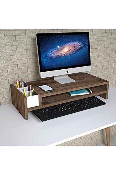 Emkawood Sally Çırağan Monitör Yükseltlci Laptop Standı