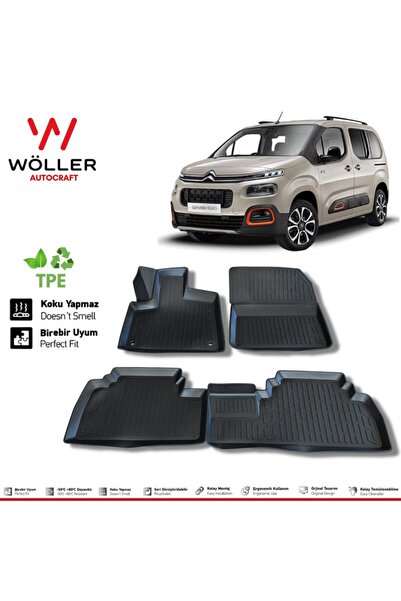 wöller Citroen Berlingo Paspas 2019 Sonrası 3d Havuzlu Paspas