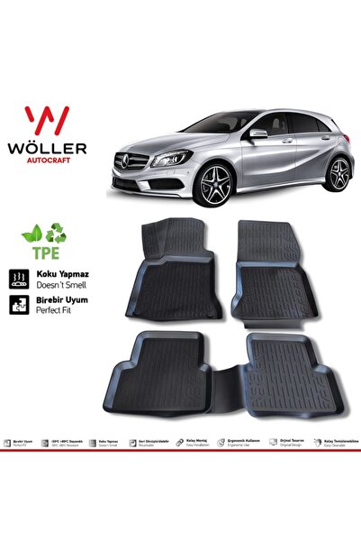 wöller Mercedes A Serisi Uyumlu Paspas W176 2012 2018 Arası 3d Havuzlu Paspas