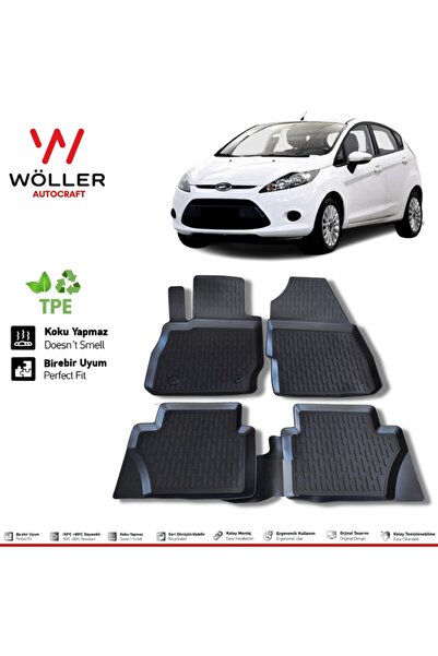 wöller Ford Fiesta Paspas 2009 2017 Arası 3d Havuzlu Paspas