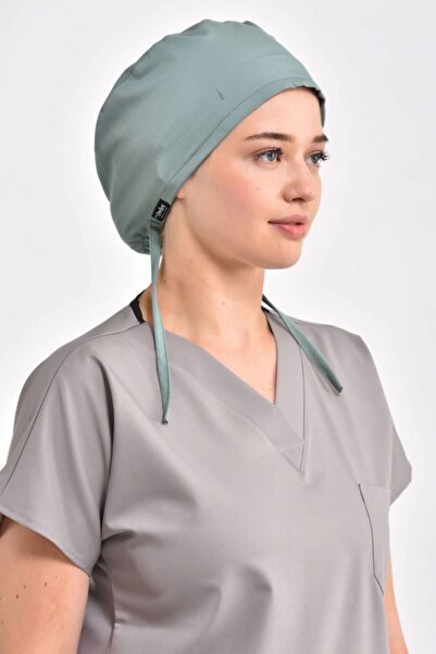 Owlet Medikal Mint Yeşili Likralı Cerrahi Doktor Bonesi