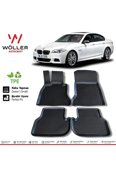 wöller Bmw 5 Serisi F10 Paspas 2010 2017 Arası 3d Havuzlu Paspas