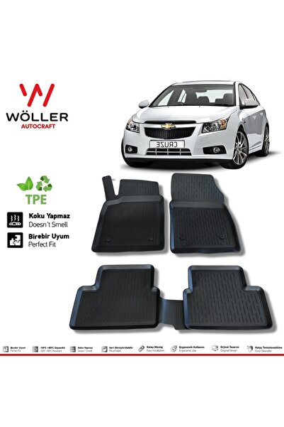 wöller Chevrolet Cruze Paspas 2009 2020 Arası 3d Havuzlu Paspas