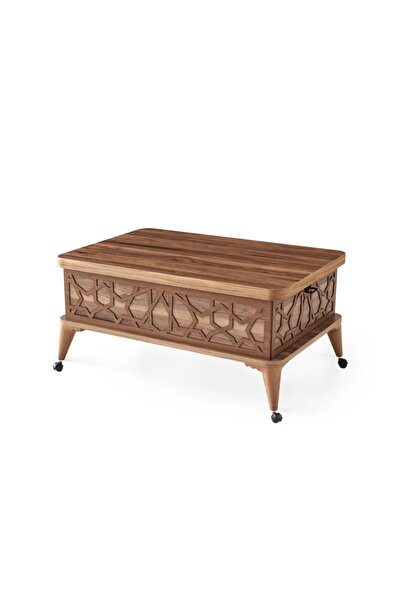 ZERENLAND 511 Tekerlekli Akıllı Sehpa, Sihirli Sehpa, Orta Sehpa, Laptop Masası