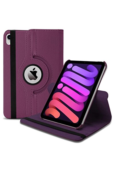 Smody Ipad Mini 6 Kılıf A2567 A2568 A2569 360 Derece Dönerli Yatay Dikey Standlı
