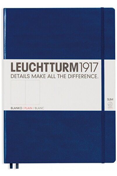 Leuchtturm1917 ماستر سليم (a4)، غلاف مقوى، دفتر ملاحظات 123 ورقة، عادي، غلاف ...