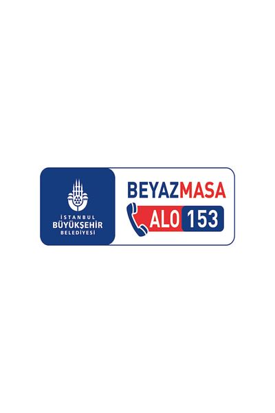Atalya Reklam White Table for Taxi and Service Vehicles Alo 153 Sticker - 2