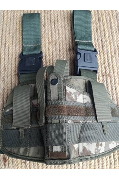 Burak Askeri Malzeme Kara Kuvvetleri Yeni Kamuflaj Bacak Kılıfı