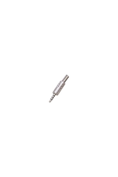 Platoon Elektromer 3.5 Mm Stereo 3 Prong Metal Jack Plug Discman Jack