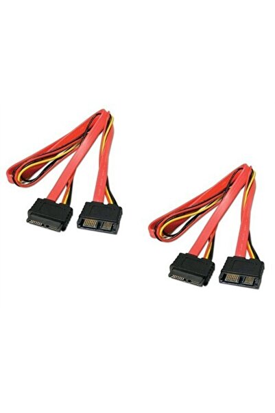 KEEPRO Ti-mesh Sata 7p+6p Plug / Sata 7p+6p Socket - 50cm
