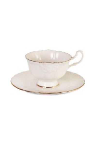 İpek Silk Porcelain Coffee Cup Set Gilded Ros-100 62602