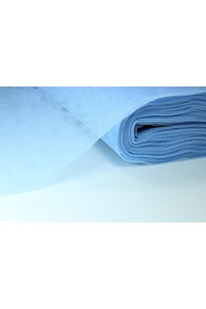 Huzur Party Store Bebek Mavisi Renk 10 Metre Grek Petek Tül En 2 Metre Açık M...