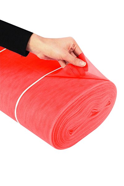 Huzur Party Store Κόκκινο Χρώμα 50 Μέτρα Ύφασμα Τούλι Ελληνικής Κηρήθρας Πλάτ...