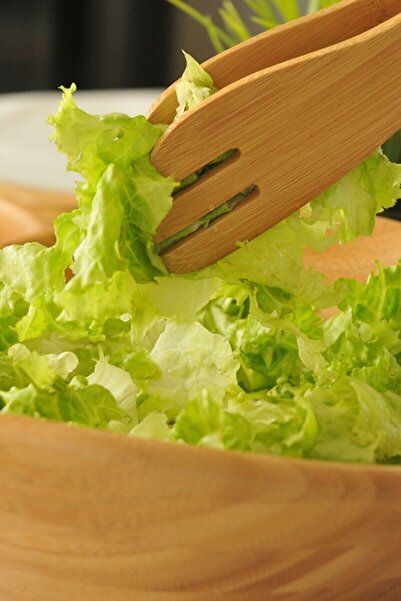 Bambum Puttanesca Maşa - Bambu Servis Maşası 30cm - Büyük