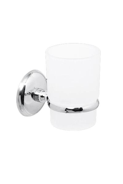 Saray Banyo حامل فرشاة الأسنان باللون الكروم من Saray