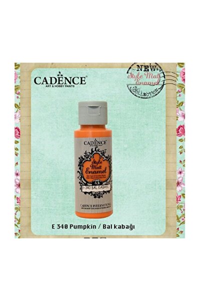 Cadence Style Matt Enamel Cam & Porselen Boyası 59 ml. E-340 Balkabağı