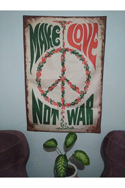 owl bag Дизайнерський килим на стіну з малюнком «Make Love Not War»