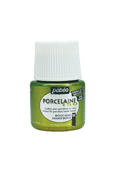 Pebeo PORCELAİNE 150 FIRINLANABİLİR PORSELEN BOYASI (METALİK) 104 SHİMMER BRONZE 45 ML