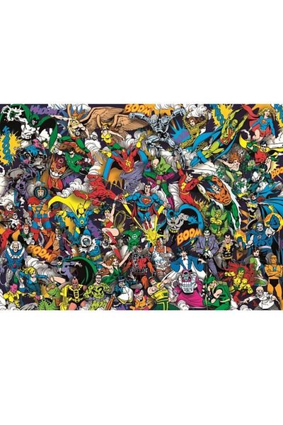 CLEMENTONI - 1000 Piece Impossible Adult Puzzle - Dc Comics39599