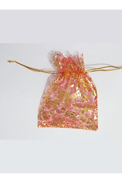 Malinka 10 قطعة قماش ذهبي أحمر شفاف حناء الزفاف مولود الختان كوكي هدية كيس 16...