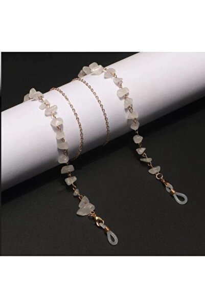 madam berra Accessories كريستال كوارتز ستون المرأة النظارات الشمسية سلسلة الن...