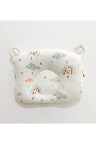 Babys Field Ecru Patterned Pillow
