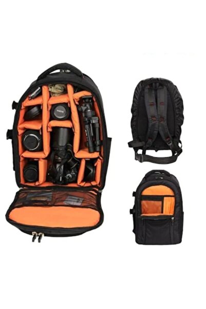 Eye Fotoğraf Sırt Çantası Lens Tripod Aksesuar Yağmurluklu Yerli Üretim