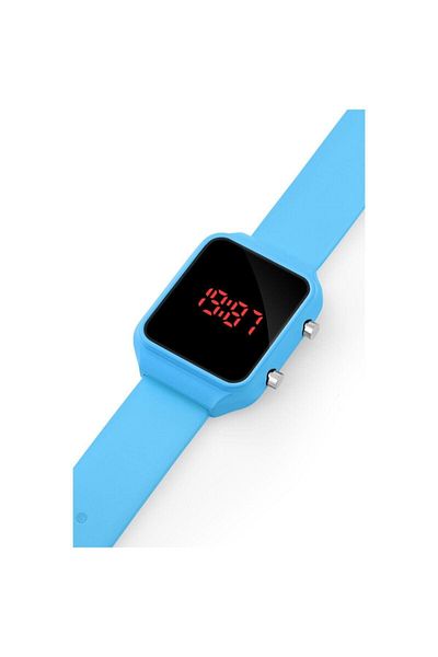pullmarkt Waterproof Colorful Led Children's Clock Digital