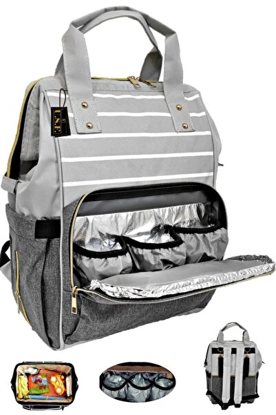 USF Baby Care Bag Mother Baby Care Backpack Smoked (Domestic Product)