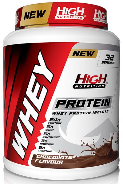 High 960 Gr Chocolate Flavored Whey Protein Powder