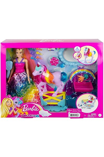 mattel Gtg01 Barbie Dreamtopia Bebek Ve Tek Boynuzlu At