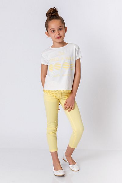 incity Girl's Yellow Trousers