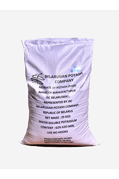 GÜBRE Potasyum Klorür 25 Kg