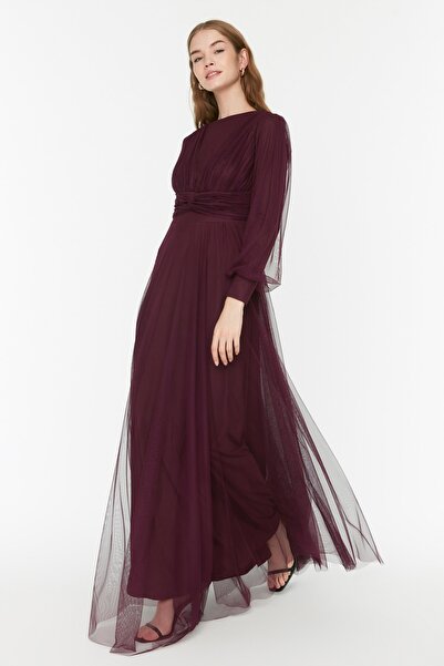 Trendyol Modest Evening Dress - Purple