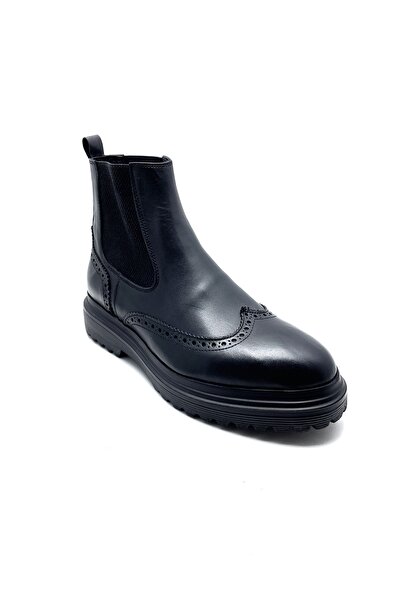 VEYİS USTA Lstk Yrm Boot Black with Front Staples