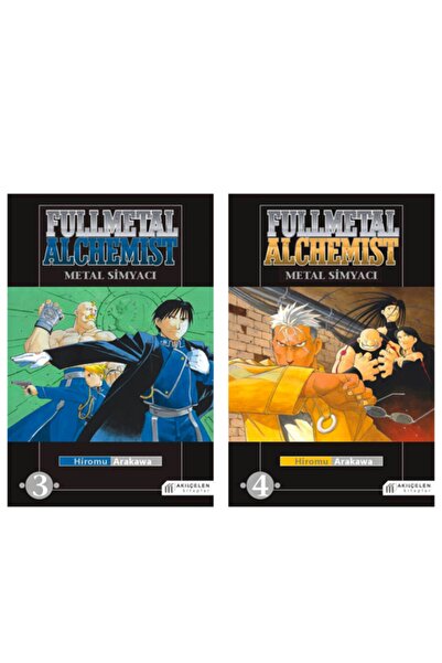 AKILÇELEN YAYINEVİ Fullmetal Alchemıst - Metal Simyacı - 2 Kitap Türkçe Manga...
