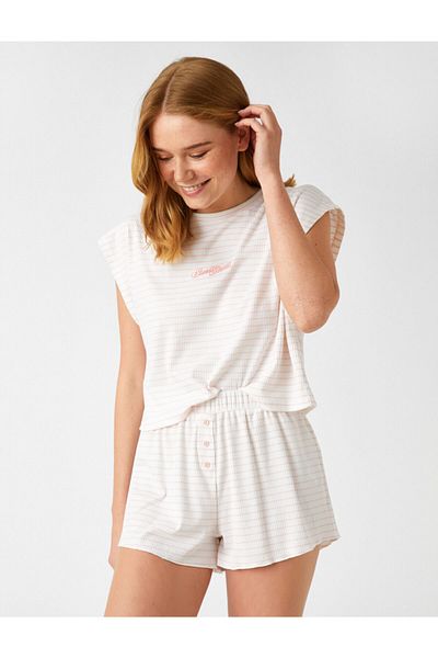 Koton Pyjamahose - Rosa - Relaxed